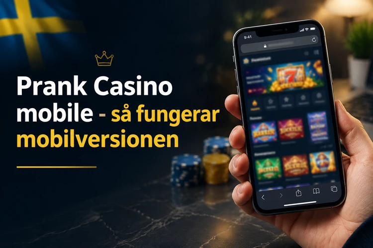 Prank Casino mobile - så fungerar mobilversionen