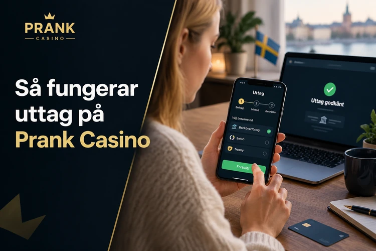 Så fungerar uttag på Prank Casino